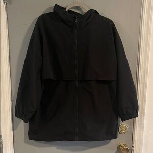 Old Navy Water-Resistant Black Jacket Girls XXL‎ 18